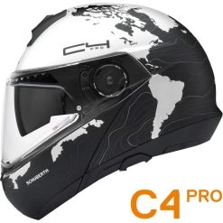 Schuberth Klapphelm C4 PRO Mit Sonnenblende Und Max Vision Pinlock 120 -Motorradbekleidungsgeschäft c4 pro magnitudo white haupt