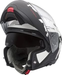 Schuberth Klapphelm C4 PRO Mit Sonnenblende Und Max Vision Pinlock 120 -Motorradbekleidungsgeschäft c4 pro magnitudo white open 1