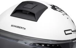 Schuberth Klapphelm C4 PRO Mit Sonnenblende Und Max Vision Pinlock 120 -Motorradbekleidungsgeschäft c4 pro magnitudo white ventilation 1