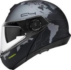 Schuberth Klapphelm C4 PRO WOMEN Für Damen Mit Max Vision Pinlock 120 Und Sonnenblende -Motorradbekleidungsgeschäft c4 pro women magnitudo black 90 1