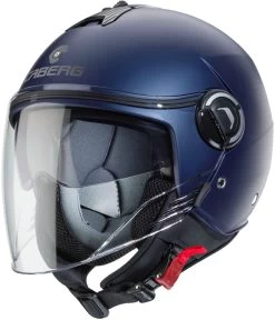 Caberg Jethelm RIVIERA V4 X Mit Sonnenblende Und Langem Visier ECE 22.06 -Motorradbekleidungsgeschäft caberg riviera v4 x blau 1 1