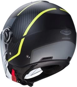Caberg Jethelm RIVIERA V4 X Mit Sonnenblende Und Langem Visier ECE 22.06 -Motorradbekleidungsgeschäft caberg riviera v4 x geo anthrazit fluo 3