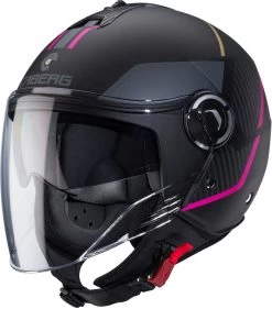Caberg Jethelm RIVIERA V4 X Mit Sonnenblende Und Langem Visier ECE 22.06 -Motorradbekleidungsgeschäft caberg riviera v4 x geo fuchsia 1 1