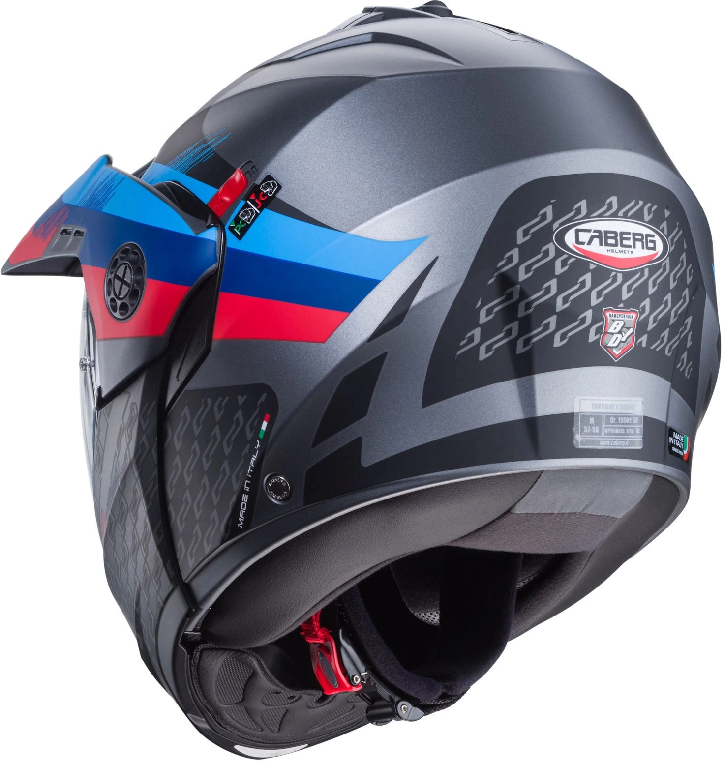 Caberg Endurohelm TOURMAX X Klapphelm Mit Sonnenblende Pinlock P/J Und ECE 22.06 8 Caberg Endurohelm TOURMAX X Klapphelm Mit Sonnenblende Pinlock P/J Und ECE 22.06 – Bild 6