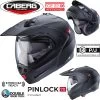 Caberg Endurohelm TOURMAX X Klapphelm Mit Sonnenblende Pinlock P/J Und ECE 22.06 -Motorradbekleidungsgeschäft caberg tourmax x schwarz matt haupt