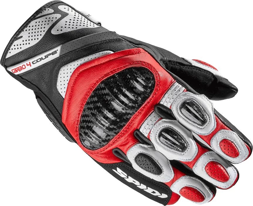 Spidi Motorradhandschuhe CARBO 4 COUPE Mit Polsterung CE Leder Perforiert Carbon 16 Spidi Motorradhandschuhe CARBO 4 COUPE Mit Polsterung CE Leder Perforiert Carbon – Bild 14