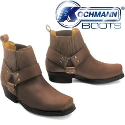 Kochmann Motorrad Chopperstiefel CITY BIKER Leder Western-Kurzstiefel -Motorradbekleidungsgeschäft city biker braun haupt 1