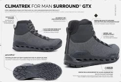 TCX Motorradschuhe CLIMATREK SURROUND GTX Wasserdicht Gore-Tex Groundtrax-Sohle CE Ortholite Fußbett 22 TCX Motorradschuhe CLIMATREK SURROUND GTX Wasserdicht Gore-Tex Groundtrax-Sohle CE Ortholite Fußbett -Motorradbekleidungsgeschäft climatrek man surround gtx detail 1