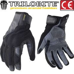 Trilobite Motorradhandschuhe COMFEE Für Herren Leder Amara CE Stretch Touch