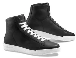 Stylmartin Motorrad Sneaker CORE Leder Wasserdicht Air-Mesh Futter Protektoren CE -Motorradbekleidungsgeschäft core schwarz weiss 2