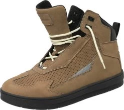 Kochmann CORSO Motorradschuhe Sneaker CE Sommer Nubuk-Leder Mit 2 Paar Schnürsenkel -Motorradbekleidungsgeschäft cosro sandbraun 4