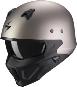 Scorpion Jethelm Mit Maske COVERT-X Mit Ultra-TCT Im Street-Fight-Bad-Ass-Look Inklusive GRATIS Visier 27 Scorpion Jethelm Mit Maske COVERT-X Mit Ultra-TCT Im Street-Fight-Bad-Ass-Look Inklusive GRATIS Visier -Motorradbekleidungsgeschäft covertx solid mat titanium 1 1