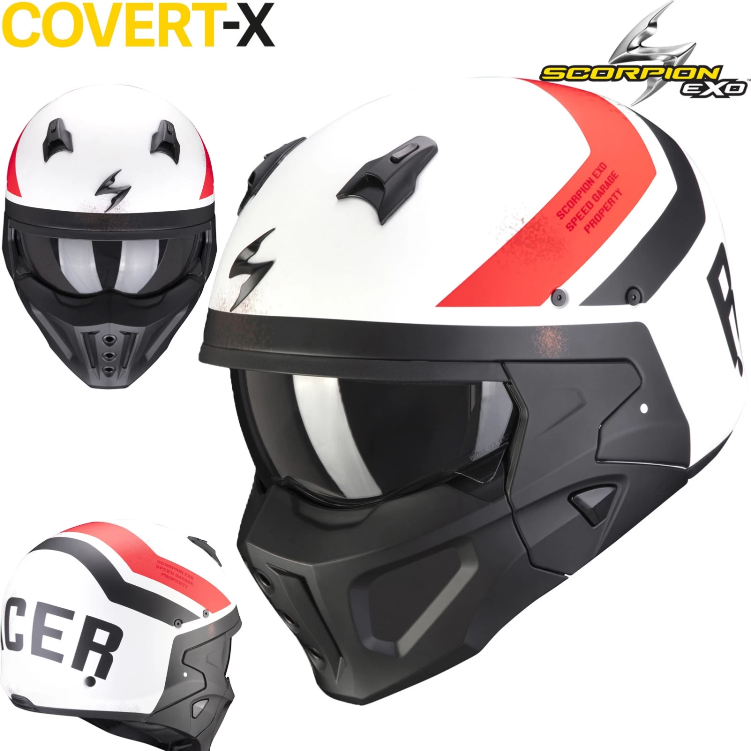 Scorpion Jethelm Mit Maske COVERT-X Mit Ultra-TCT Im Street-Fight-Bad-Ass-Look Inklusive GRATIS Visier 13 Scorpion Jethelm Mit Maske COVERT-X Mit Ultra-TCT Im Street-Fight-Bad-Ass-Look Inklusive GRATIS Visier – Bild 11