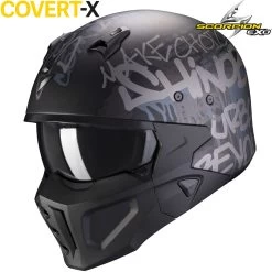 Scorpion Jethelm Mit Maske COVERT-X Mit Ultra-TCT Im Street-Fight-Bad-Ass-Look Inklusive GRATIS Visier 38 Scorpion Jethelm Mit Maske COVERT-X Mit Ultra-TCT Im Street-Fight-Bad-Ass-Look Inklusive GRATIS Visier -Motorradbekleidungsgeschäft covertx wall matblasil haupt