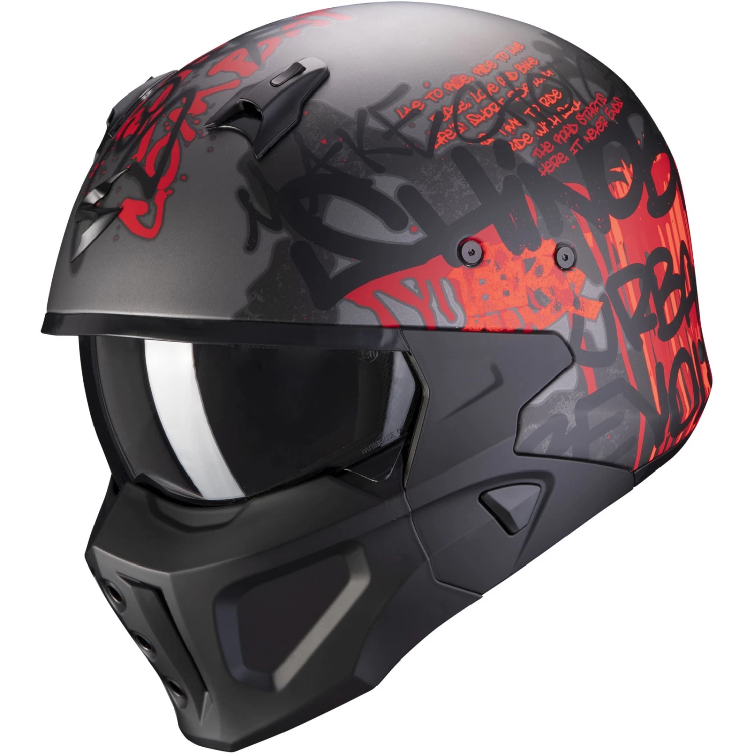 Scorpion Jethelm Mit Maske COVERT-X Mit Ultra-TCT Im Street-Fight-Bad-Ass-Look Inklusive GRATIS Visier 14 Scorpion Jethelm Mit Maske COVERT-X Mit Ultra-TCT Im Street-Fight-Bad-Ass-Look Inklusive GRATIS Visier – Bild 12