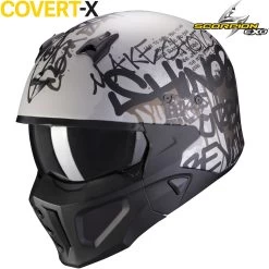Scorpion Jethelm Mit Maske COVERT-X Mit Ultra-TCT Im Street-Fight-Bad-Ass-Look Inklusive GRATIS Visier 40 Scorpion Jethelm Mit Maske COVERT-X Mit Ultra-TCT Im Street-Fight-Bad-Ass-Look Inklusive GRATIS Visier -Motorradbekleidungsgeschäft covertx wall matsilbla haupt