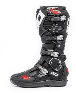 SIDI Motorradstiefel CROSSFIRE 3 SRS Mit Sohlen-System Überdehnschutz Offroad Crossstiefel CE -Motorradbekleidungsgeschäft crossfire 3 srs black black 3