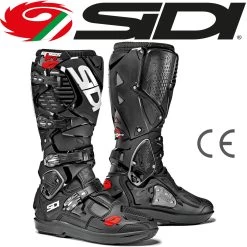 SIDI Motorradstiefel CROSSFIRE 3 SRS Mit Sohlen-System Überdehnschutz Offroad Crossstiefel CE -Motorradbekleidungsgeschäft crossfire 3 srs black black haupt