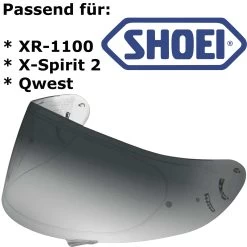 Shoei Visier CW-1 Für Helm XR-1100 / X-Spirit 2 / Qwest Vorbereitet Für Pinlock -Motorradbekleidungsgeschäft cw 1 verlaufend haupt