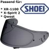 Shoei Visier CW-1 Für Helm XR-1100 / X-Spirit 2 / Qwest Vorbereitet Für Pinlock -Motorradbekleidungsgeschäft cw1 stark getoent haupt