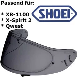 Shoei Visier CW-1 Für Helm XR-1100 / X-Spirit 2 / Qwest Vorbereitet Für Pinlock