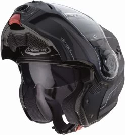 Caberg Klapphelm DROID Mit Sonnenblende Und Pinlock -Motorradbekleidungsgeschäft droid blaze matt black anthracite 3 4 open 1