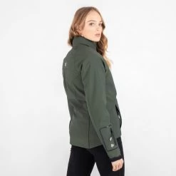 Knox DUAL PRO Motorradjacke Damen Softshell Wasserdicht Mit Innenjacke -Motorradbekleidungsgeschäft dual pro womens green 1611 scaled 1