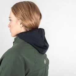 Knox DUAL PRO Motorradjacke Damen Softshell Wasserdicht Mit Innenjacke -Motorradbekleidungsgeschäft dual pro womens green 1672 scaled 1