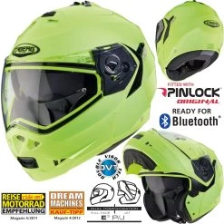Caberg Klapphelm DUKE 2 II Mit Sonnenblende Und Pinlock -Motorradbekleidungsgeschäft duke ii hivizion haupt 5