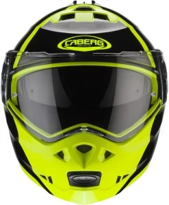 Caberg Klapphelm DUKE 2 II Mit Sonnenblende Und Pinlock -Motorradbekleidungsgeschäft duke ii impact yellow fluo black front 2