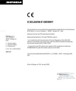 Spidi Motorradjeans PATHFINDER Cargo Hose Cordura Denim Inklusive Warrior Protektoren 33 Spidi Motorradjeans PATHFINDER Cargo Hose Cordura Denim Inklusive Warrior Protektoren -Motorradbekleidungsgeschäft ec declaration 1