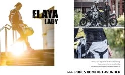 Modeka Damen Motorradhose ELAYA LADY Mit High-Waist Stretchbund Humax-Membrane Und YF Protektoren -Motorradbekleidungsgeschäft elaya lady detail4