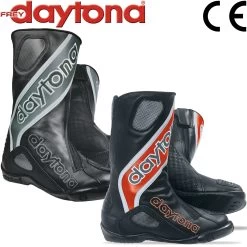 Daytona Motorradstiefel EVO SPORTS Inklusive Innenschuh Mit Sicherheits-Schalentechnik CE Leder Reflektoren