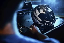 Scorpion Integralhelm EXO-390 Mit KwickWick Kwickfit EllipTec Und ECE 22.05 -Motorradbekleidungsgeschäft exo 390 pop matt black white 2 1