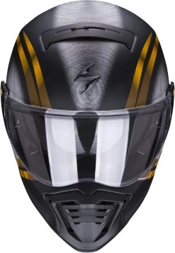 Scorpion Integralhelm EXO-HX1 Street-Fight Mit Sonnenblende Max Vision Pinlock Und Helmschirm -Motorradbekleidungsgeschäft exo hx1 ohno 3