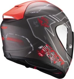 Scorpion Integralhelm EXO-1400 AIR Mit Sonnenblende Max Vision Pinlock Und AirFit Wangenpolster -Motorradbekleidungsgeschäft exo1400a spatium matsilred 3