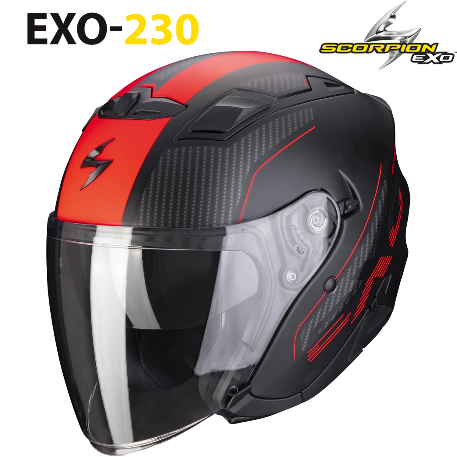 Scorpion Jethelm EXO-230 Mit Langem Visier Sonnenblende Und ECE 22.06 9 Scorpion Jethelm EXO-230 Mit Langem Visier Sonnenblende Und ECE 22.06 – Bild 7