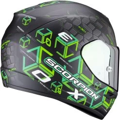 Scorpion Integralhelm EXO-390 Mit KwickWick Kwickfit EllipTec Und ECE 22.05 -Motorradbekleidungsgeschäft exo390 cube matblagre 3