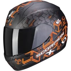 Scorpion Integralhelm EXO-390 Mit KwickWick Kwickfit EllipTec Und ECE 22.05 -Motorradbekleidungsgeschäft exo390 cube matblaora 1 1