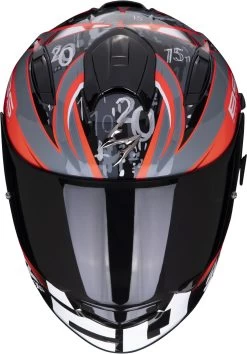 Scorpion Integralhelm EXO-491 Mit Sonnenblende Und ECE 22.06 41 Scorpion Integralhelm EXO-491 Mit Sonnenblende Und ECE 22.06 -Motorradbekleidungsgeschäft exo491 fabio20 redgre 2