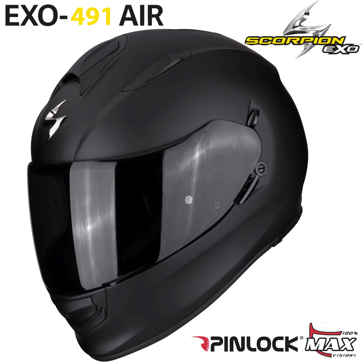 Scorpion Integralhelm EXO-491 Mit Sonnenblende Und ECE 22.06 3 Scorpion Integralhelm EXO-491 Mit Sonnenblende Und ECE 22.06