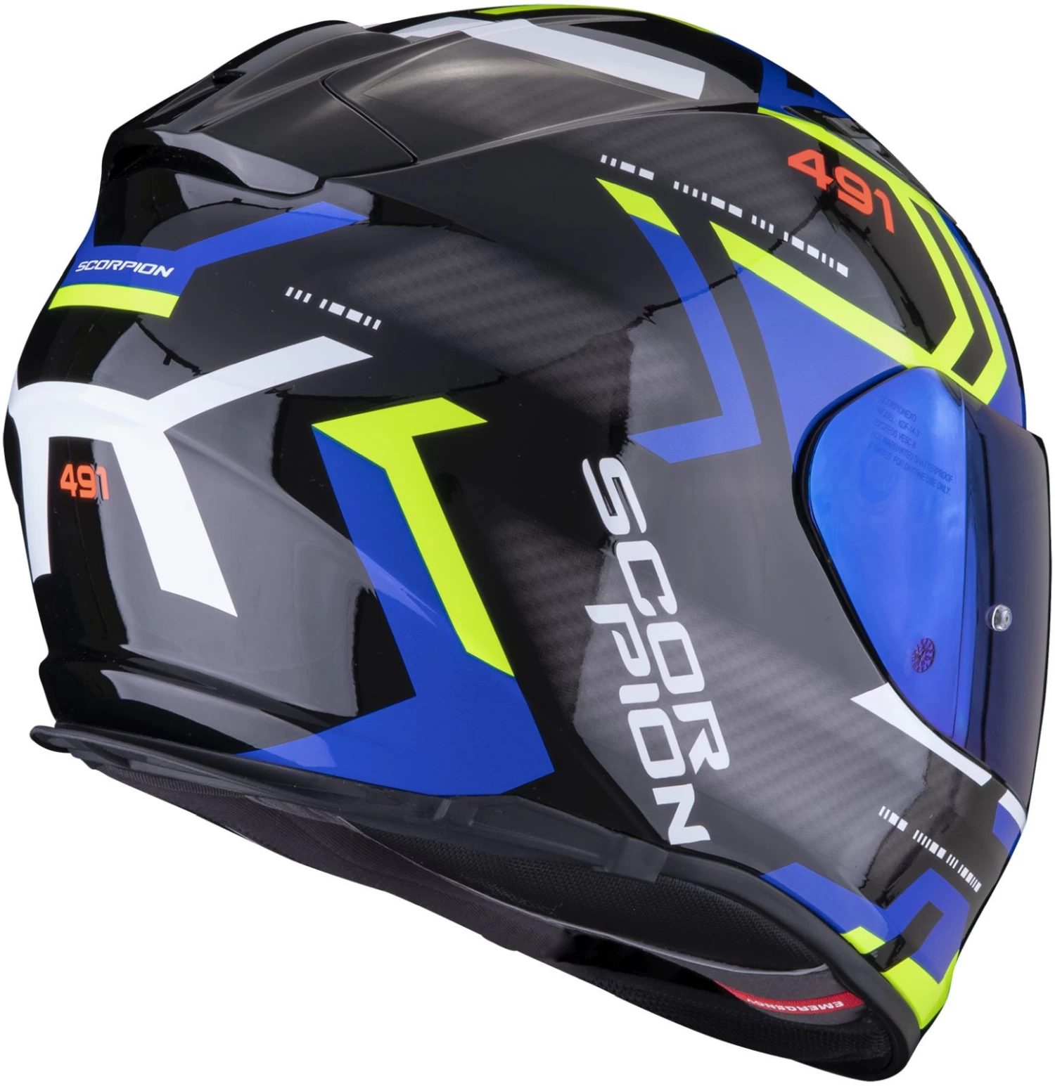 Scorpion Integralhelm EXO-491 Mit Sonnenblende Und ECE 22.06 16 Scorpion Integralhelm EXO-491 Mit Sonnenblende Und ECE 22.06 – Bild 14