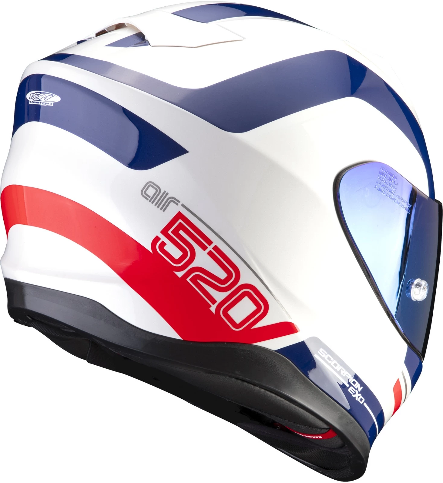 Scorpion Integralhelm EXO-520 AIR Hyper-Sporthelm Mit AirFit System Sonnenblende Und Max Vision Pinlock 15 Scorpion Integralhelm EXO-520 AIR Hyper-Sporthelm Mit AirFit System Sonnenblende Und Max Vision Pinlock – Bild 13