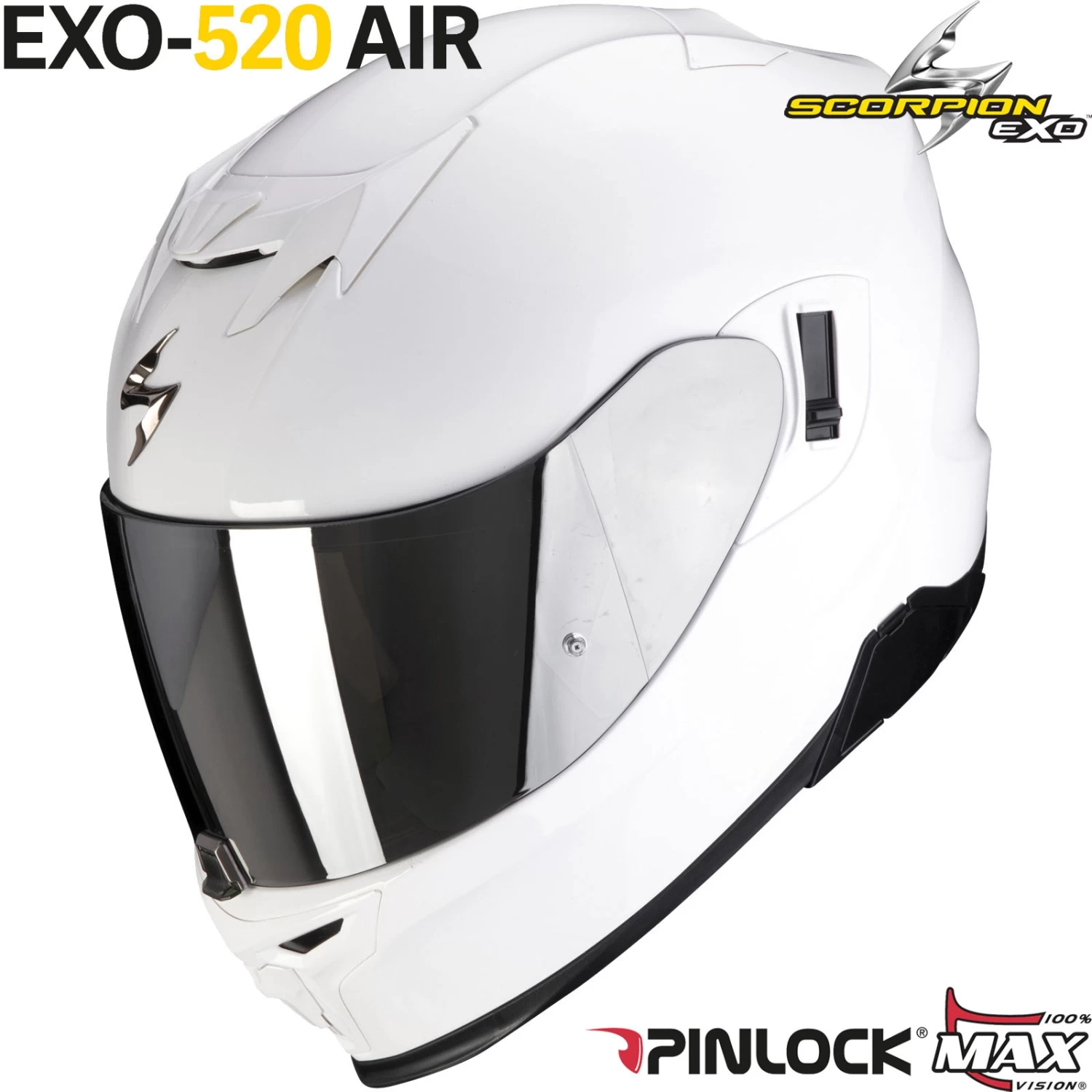 Scorpion Integralhelm EXO-520 AIR Hyper-Sporthelm Mit AirFit System Sonnenblende Und Max Vision Pinlock 10 Scorpion Integralhelm EXO-520 AIR Hyper-Sporthelm Mit AirFit System Sonnenblende Und Max Vision Pinlock – Bild 8