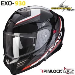 Scorpion Modularhelm EXO-930 Klapphelm Mit P/J Homologation Max Vision Pinlock Und Sonnenblende -Motorradbekleidungsgeschäft exo930 navig metblared haupt