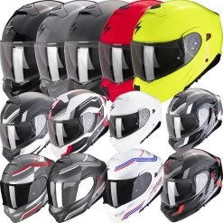 Scorpion EXO-930 EVO Modularhelm Klapphelm Mit Sonnenblende Pinlock Und ECE 22.06