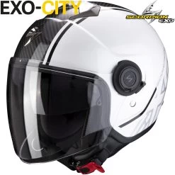 Scorpion Jethelm EXO-CITY Mit Sonnenblende Langem Visier Und ECE 22.05 40 Scorpion Jethelm EXO-CITY Mit Sonnenblende Langem Visier Und ECE 22.05 -Motorradbekleidungsgeschäft exocity avenue whibla haupt