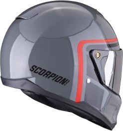 Scorpion Integralhelm EXO-HX1 Street-Fight Mit Sonnenblende Max Vision Pinlock Und Helmschirm -Motorradbekleidungsgeschäft exohx1 nostalgia cemgreblared 3