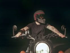 Scorpion Integralhelm EXO-HX1 Street-Fight Mit Sonnenblende Max Vision Pinlock Und Helmschirm -Motorradbekleidungsgeschäft exohx1 nostalgia cemgreblared l2