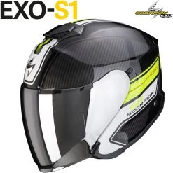 Scorpion Jethelm EXO-S1 Mit Langem Visier Sonnenblende -Motorradbekleidungsgeschäft exos1 crossville blaneoyel haupt